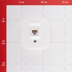 Розетка телефонная Legrand Quteo накладная белая RJ11 (782214) - фото 2