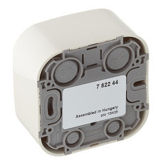 Розетка телефонная Legrand Quteo накладная слоновая кость RJ11 (782244) - фото 3