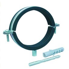 Хомут сантехнический, шпилька + дюбель, 3/8", диаметр 16-19мм, (шт.)