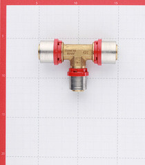 Тройник Tiemme 26(пресс) х 20(пресс) х 26(пресс) - фото 3