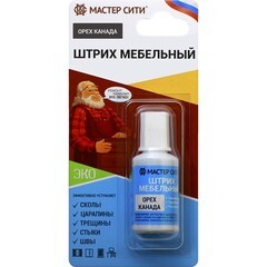 Штрих для мебели Мастер Сити орех 20 мл