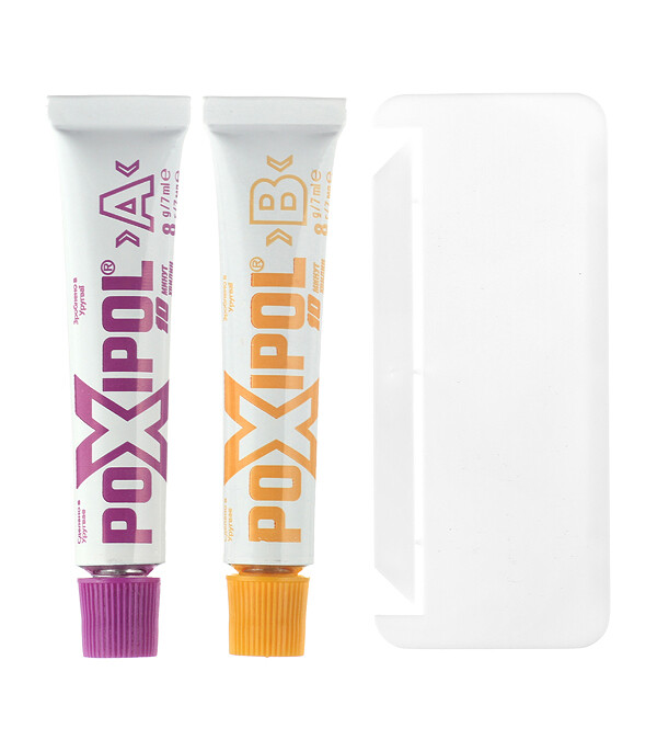 Изображение товара Клей Poxipol Эпоксидный 14 мл прозрачный — двухкомпонентный, для стекла и керамики