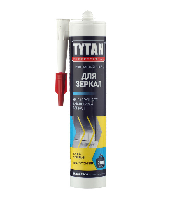 Изображение товара Клей монтажный Tytan 96221 Для зеркал, каучуковый, 310 мл
