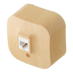 Розетка телефонная Legrand Quteo накладная дерево RJ11 (782274) - фото 5