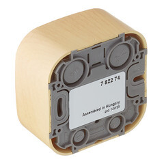 Розетка телефонная Legrand Quteo накладная дерево RJ11 (782274) - фото 3