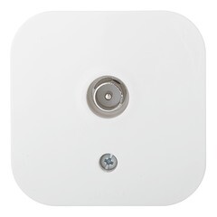 Розетка телевизионная Legrand Quteo 782215 открытая установка белая IP20