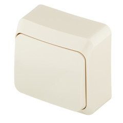 Выключатель Systeme Electric Этюд одноклавишный накладной кремовый (BA10-001K) - фото 5