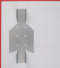 Опора балки универсальная оцинкованная 140х40х70х1 мм - фото 2