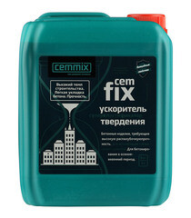Изображение товара Добавка ускоритель твердения CemMix CemFix 5 л