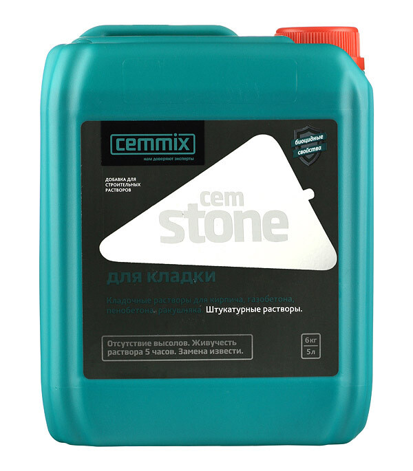 Изображение товара CemMix CemStone 5 л - пластификатор для растворов