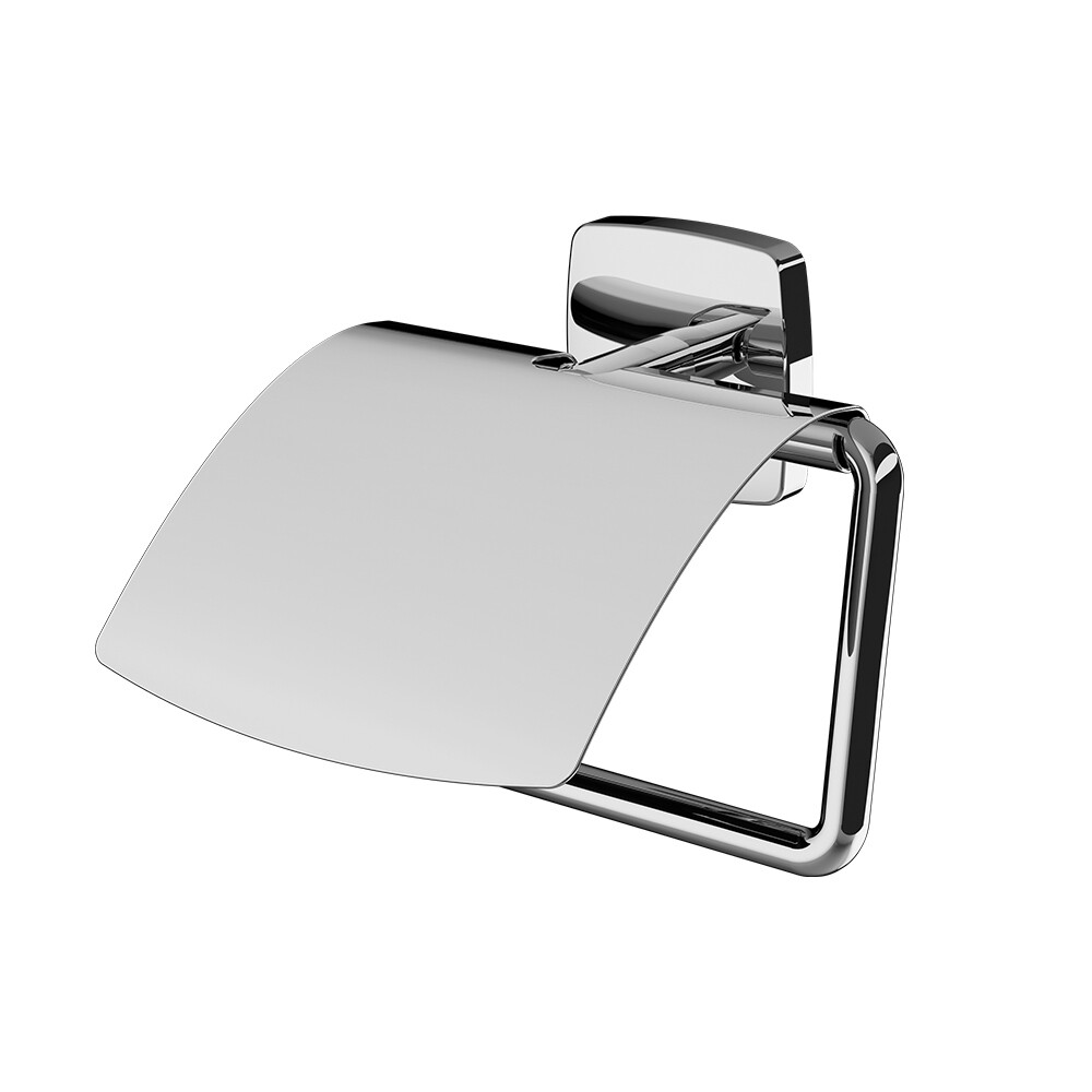 Изображение товара Держатель для туалетной бумаги AM.PM Gem хромированный с крышкой
