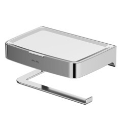 Изображение товара Держатель для туалетной бумаги AM.PM Inspire 2.0 с полкой металл хром (A50A341500)