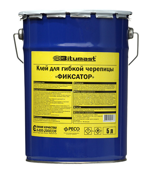 Изображение товара Клей Bitumast Фиксатор для гибкой черепицы