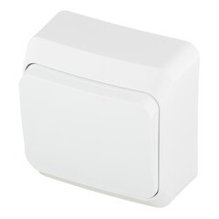 Выключатель Systeme Electric Этюд одноклавишный накладной белый с самовозвратом (KA10-001B) - фото 5