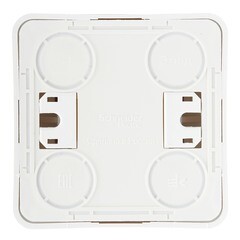 Выключатель Systeme Electric Этюд одноклавишный накладной белый с самовозвратом (KA10-001B) - фото 4