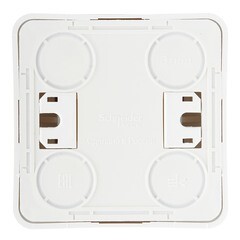 Выключатель Systeme Electric Этюд двухклавишный накладной кремовый (BA10-002K) - фото 4