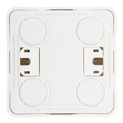 Выключатель Systeme Electric Этюд двухклавишный накладной сосна с подсветкой (BA10-006D) - фото 4