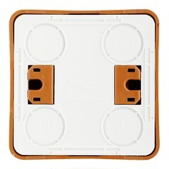 Выключатель Systeme Electric Этюд двухклавишный накладной бук с подсветкой (BA10-006T) - фото 4