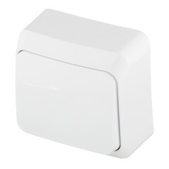 Переключатель Systeme Electric Этюд одноклавишный накладной белый (BA10-004B) - фото 3