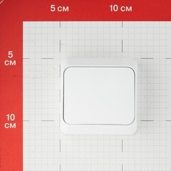 Переключатель Systeme Electric Этюд одноклавишный накладной белый (BA10-004B) - фото 4