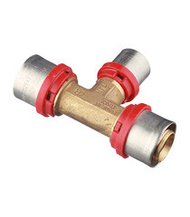 Тройник Tiemme 26(пресс) х 20(пресс) х 26(пресс) - фото 2