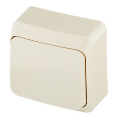 Переключатель Systeme Electric Этюд одноклавишный накладной кремовый (BA10-004K) - фото 5