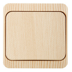 Переключатель Systeme Electric Этюд одноклавишный накладной сосна (BA10-004D) - фото 1