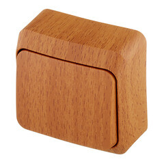 Переключатель Systeme Electric Этюд одноклавишный накладной бук (BA10-004T) - фото 5