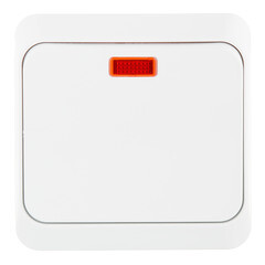 Изображение товара Переключатель Systeme Electric Этюд одноклавишный накладной белый с подсветкой (BA10-007B)