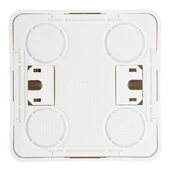 Переключатель Systeme Electric Этюд одноклавишный накладной белый с подсветкой (BA10-007B) - фото 5