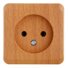 Розетка Systeme Electric Этюд накладная бук (PA16-001T) - фото 1