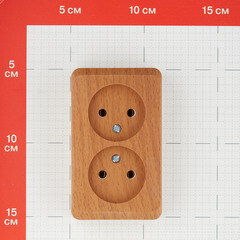 Розетка Systeme Electric Этюд накладная бук (PA16-005T) - фото 2