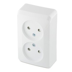 Розетка Systeme Electric Этюд накладная белая со шторками (PA16-006B) - фото 5