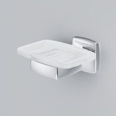 Мыльница для ванной AM.PM Gem с держателем стекло/металл хром (A9034200) - фото 7