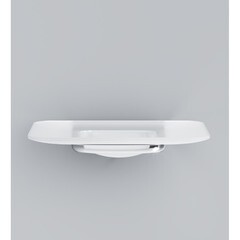 Мыльница для ванной AM.PM Inspire 2.0 с держателем стекло/металл хром (A50A34200) - фото 4