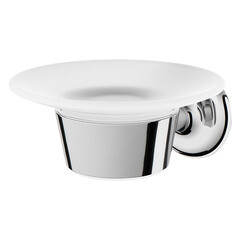 Изображение товара Мыльница для ванной AM.PM Like с держателем стекло/металл хром (A8034200)