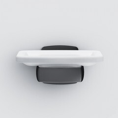 Мыльница для ванной AM.PM Gem с держателем стекло/металл черная (A9034222) - фото 6