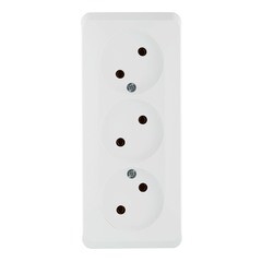 Изображение товара Розетка Systeme Electric Этюд накладная белая (PA16-009B)