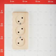Розетка Systeme Electric Этюд накладная сосна (PA16-009D) - фото 2