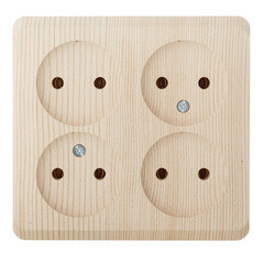 Розетка Systeme Electric Этюд накладная сосна (PA16-205D) - фото 1