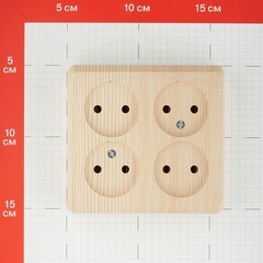 Розетка Systeme Electric Этюд накладная сосна (PA16-205D) - фото 2