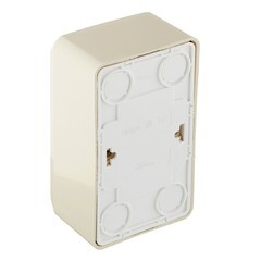 Розетка Systeme Electric Этюд накладная кремовая со шторками (PA16-008K) - фото 3
