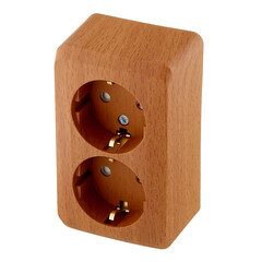 Розетка Systeme Electric Этюд накладная бук со шторками (PA16-008T) - фото 5