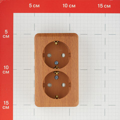 Розетка Systeme Electric Этюд накладная бук со шторками (PA16-008T) - фото 3