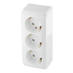 Розетка Systeme Electric Этюд накладная белая со шторками (PA16-012B) - фото 5