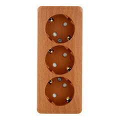 Розетка Systeme Electric Этюд накладная бук со шторками (PA16-012T) - фото 1