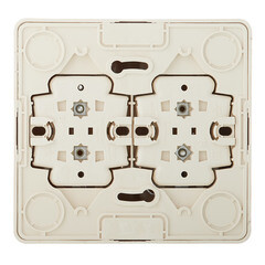 Розетка Systeme Electric Этюд накладная кремовая со шторками (PA16-208K) - фото 2