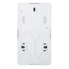 Блок выключатель и розетка Systeme Electric Этюд одноклавишный накладной белый (BPA16-204B) - фото 4