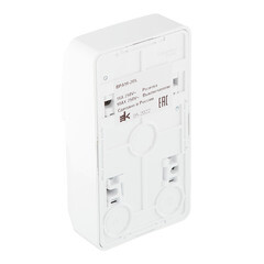 Блок выключатель и розетка Systeme Electric Этюд двухклавишный накладной белый (BPA16-205B) - фото 3