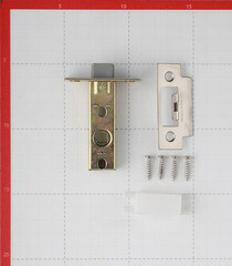 Защелка межкомнатная Palladium 400 PN перламутровый никель - фото 3